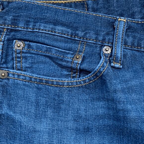 Levi's 514 Men's Blue Full Length Five Pocket Slim Straight Jeans Size W31 L32 - Picture 5 of 9